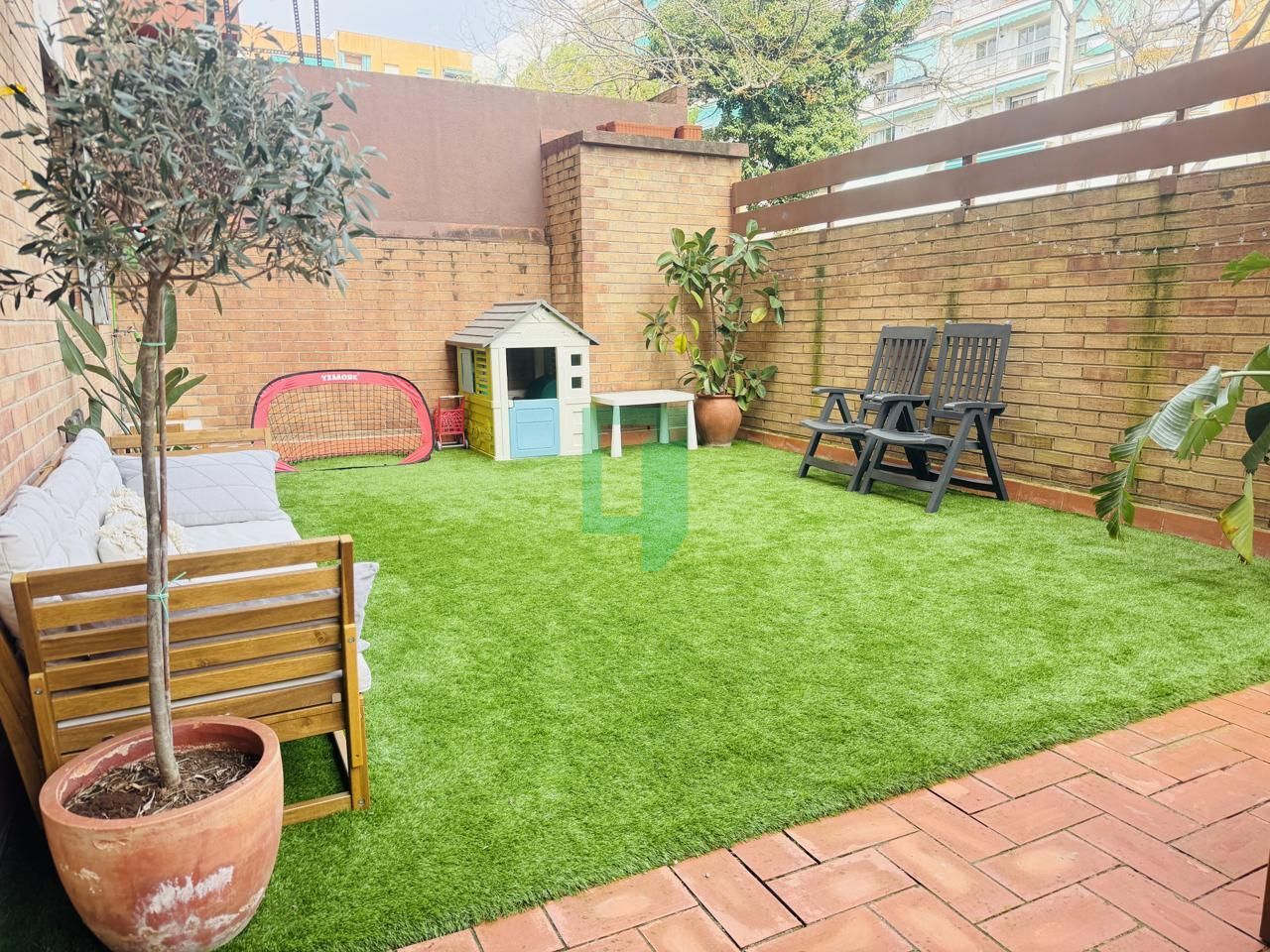 Jardín de Piso en venta en Badalona con Aire acondicionado y Calefacción