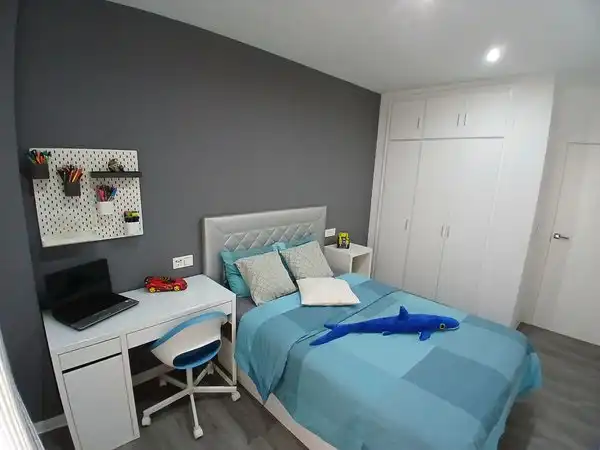 Schlafzimmer von Wohnung zum Verkauf in Rafelbuñol / Rafelbunyol mit Klimaanlage, Terrasse und Abstellraum
