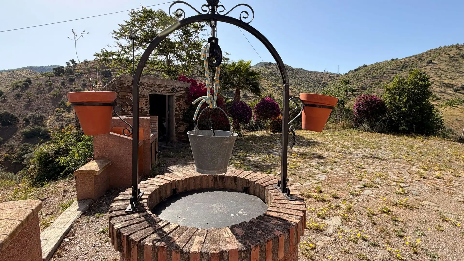 Jardí de Finca rústica en venda en Almogía amb Aire condicionat i Piscina