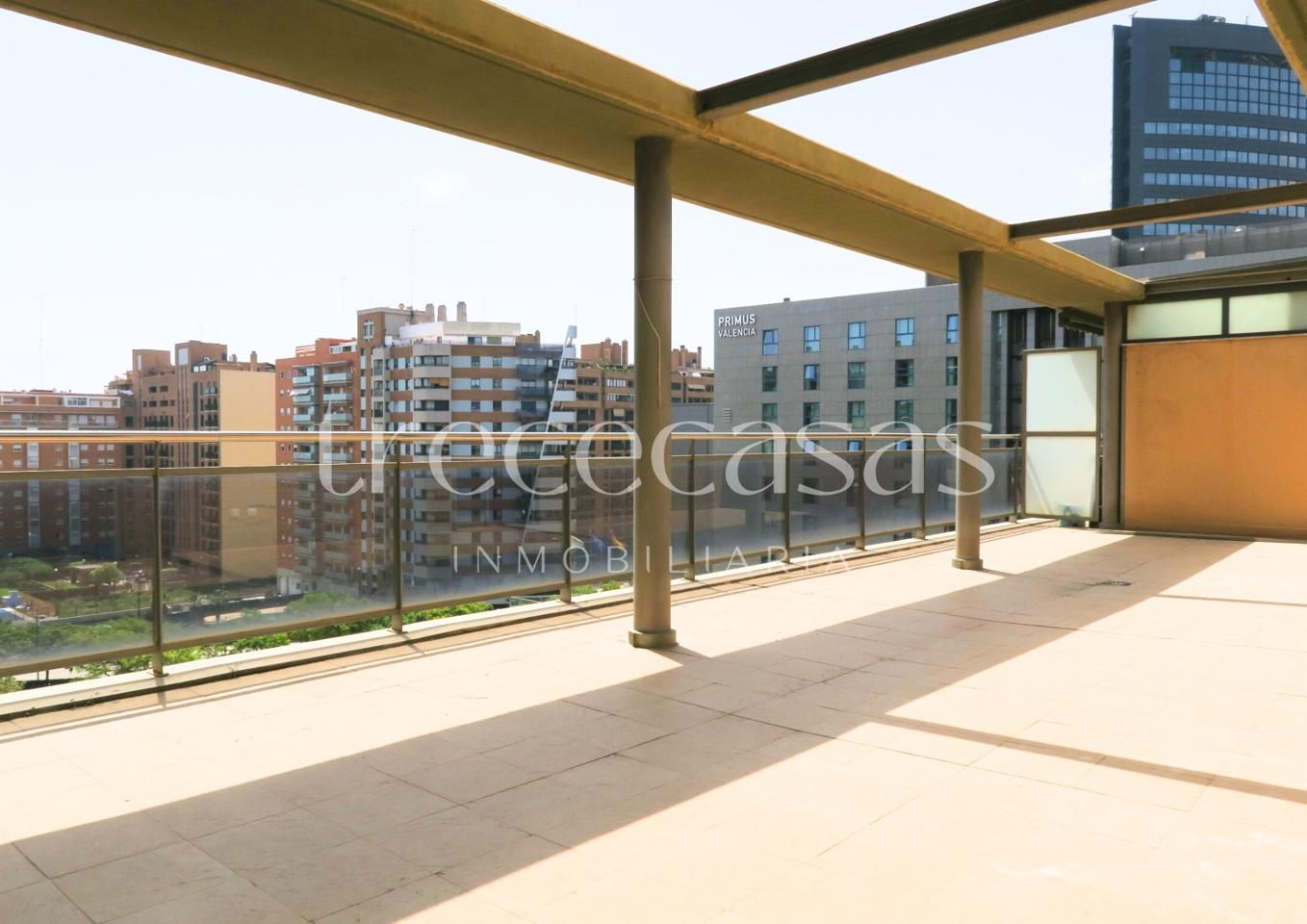Terrassa de Dúplex de lloguer en  Valencia Capital amb Aire condicionat, Calefacció i Parquet