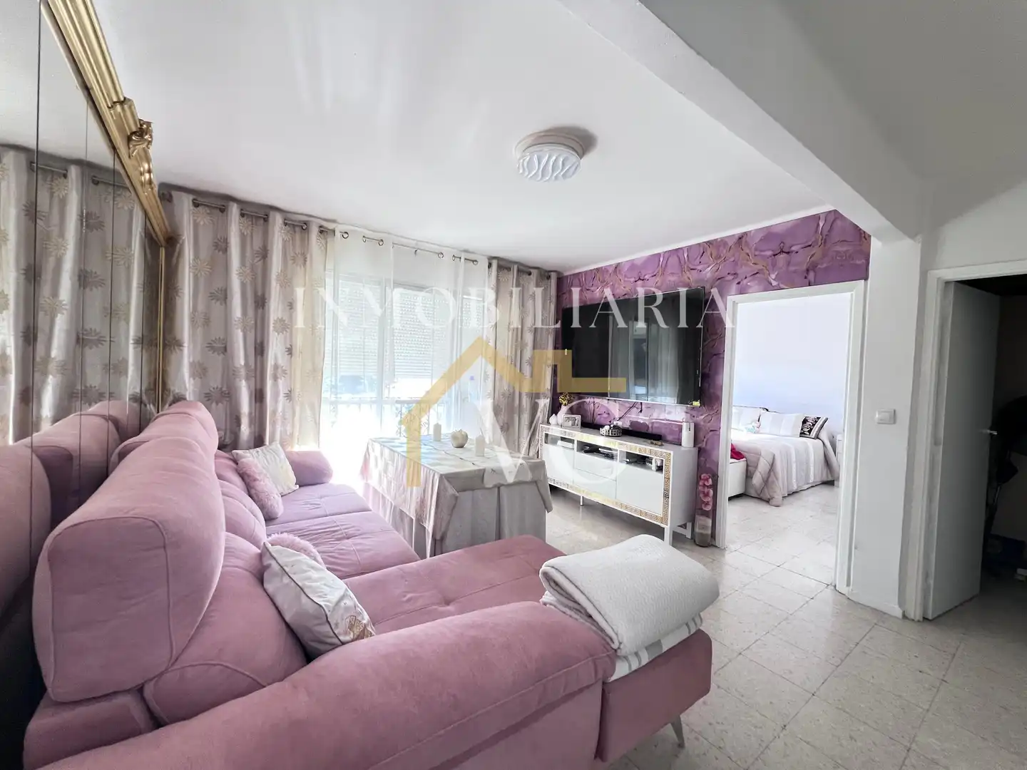 Sala de estar de Piso en venta en San Juan de Aznalfarache con Terraza