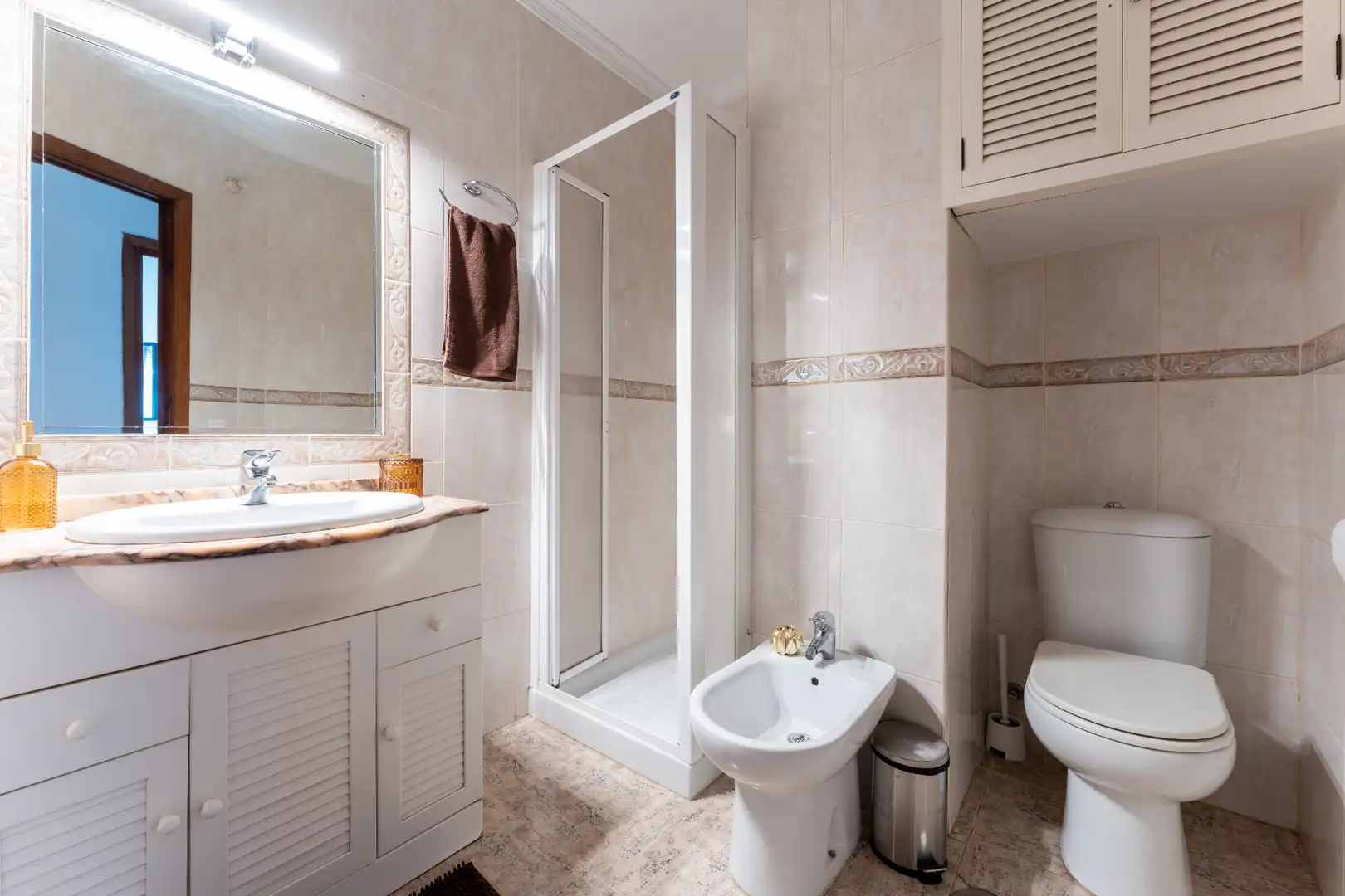 Badezimmer von Wohnung zum Verkauf in Málaga mit Klimaanlage, Heizung und Terrasse