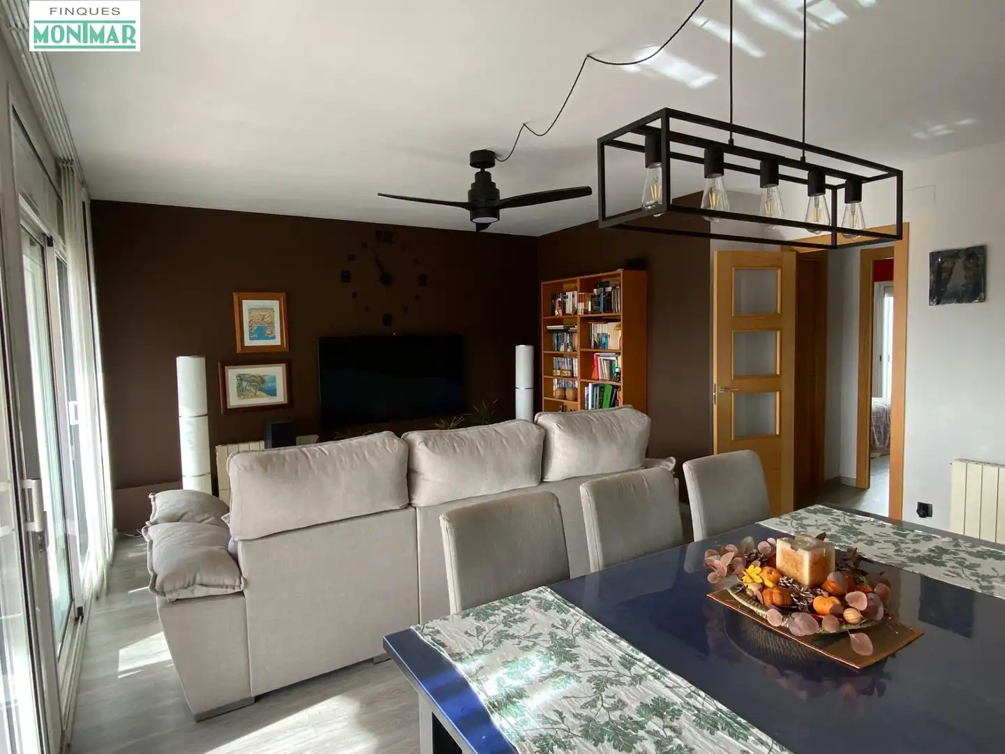 Living room of Attic for sale in Sant Pere de Ribes  with Heating, Private garden and Parquet flooring