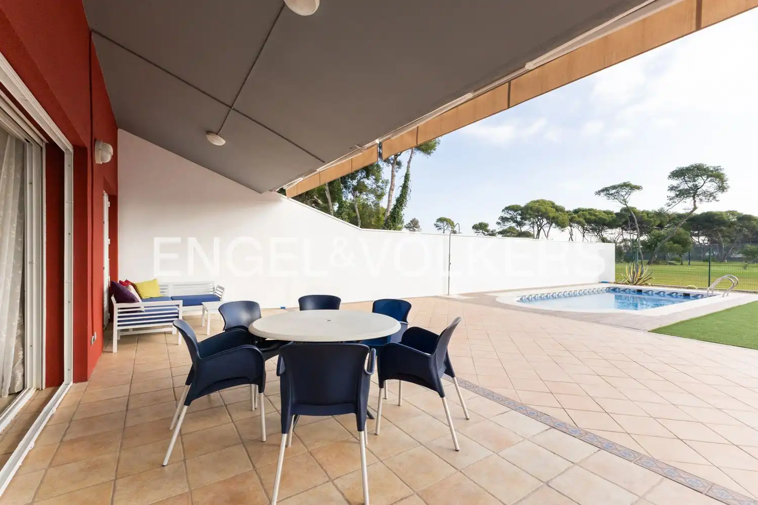 Terrace of Detached homes for rent in Castellón de la Plana / Castelló de la Plana  with Air Conditioner, Heating and Private garden