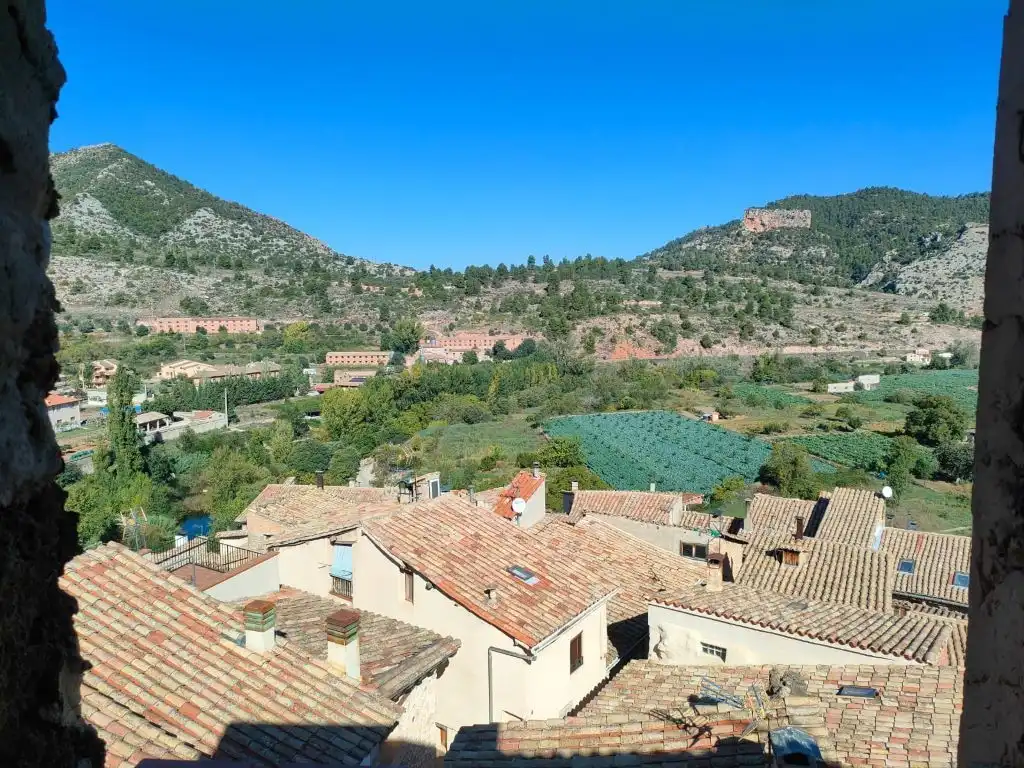 Vista exterior de Casa adosada en venta en Beceite con Terraza