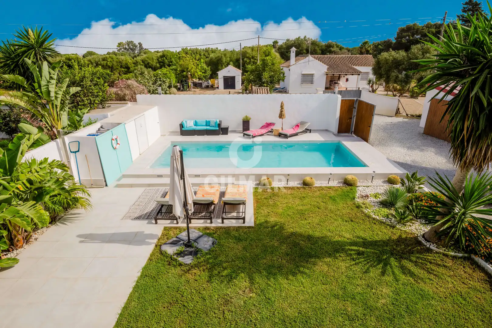Swimming pool of Houses for sale in Barbate  with Heating, Private garden and Swimming Pool