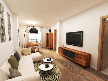 Living room of Flat for sale in  Barcelona Capital  with Air Conditioner, Heating and Balcony