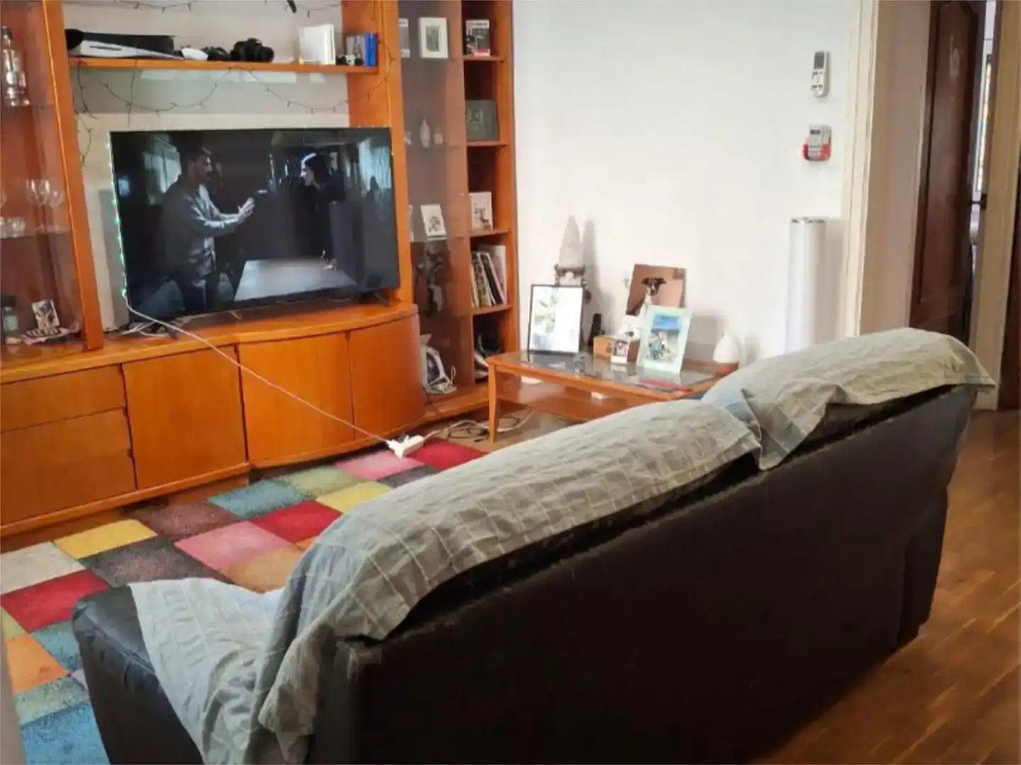 Sala d'estar de Pis en venda en Santa Coloma de Gramenet amb Aire condicionat i Balcó