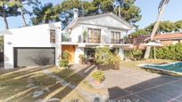 Exterior view of House or chalet for sale in Castelldefels  with Air Conditioner, Heating and Private garden