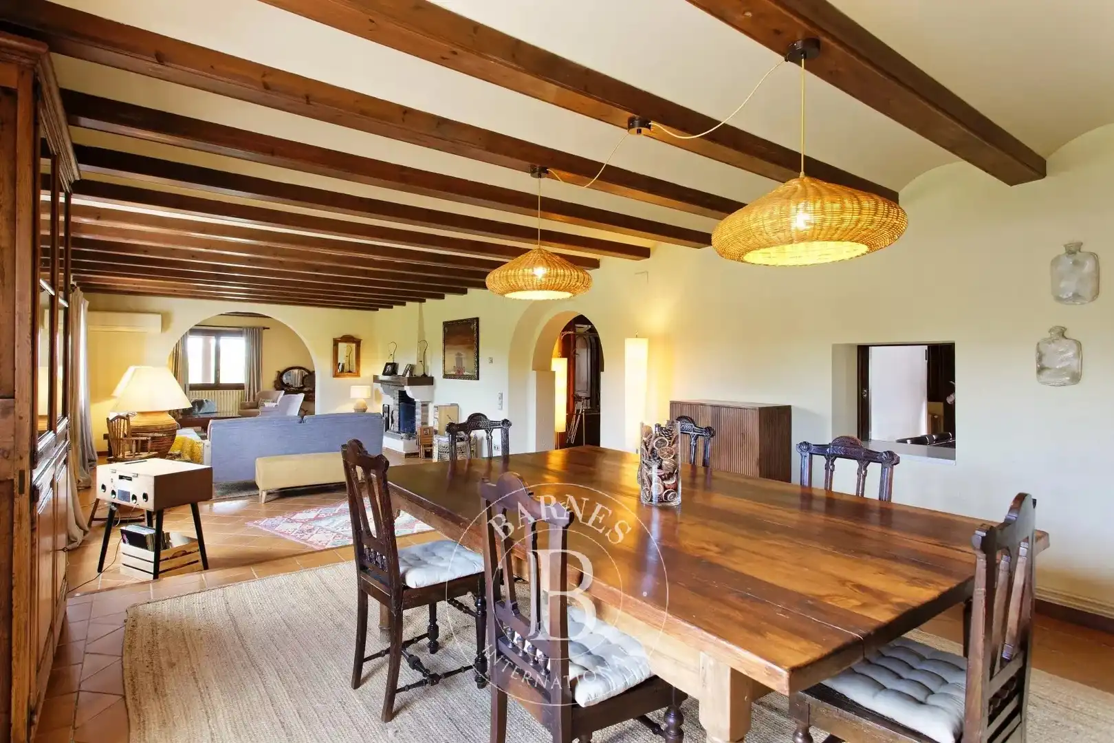 Dining room of Houses for sale in Vilobí del Penedès  with Air Conditioner, Heating and Swimming Pool