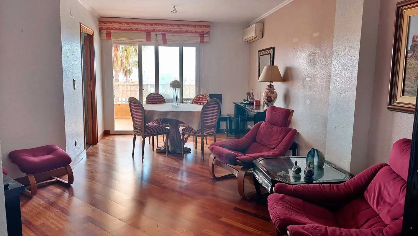 Sala de estar de Apartamento en venta en Xeraco con Aire acondicionado, Calefacción y Jardín privado