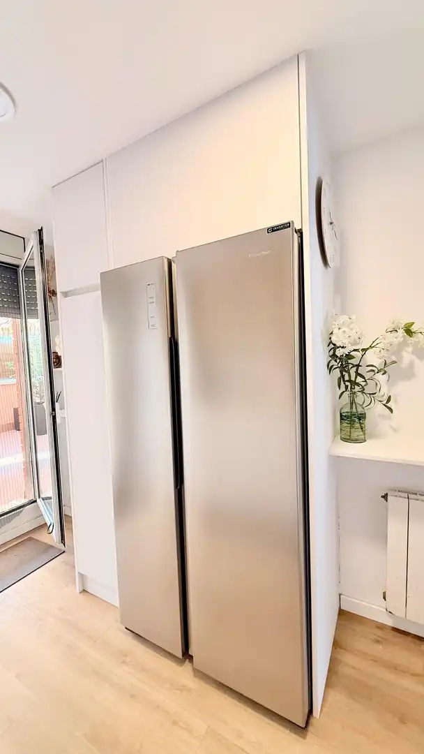 Cuina de Casa adosada en venda en Cunit amb Aire condicionat, Calefacció i Jardí privat