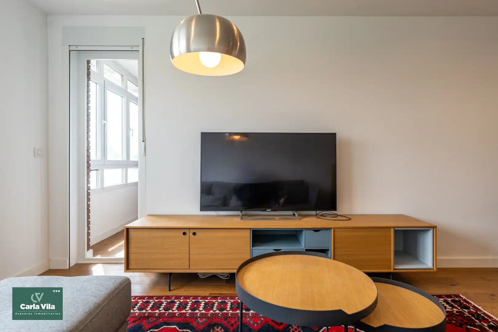 Sala de estar de Piso en venta en Lugo con Calefacción, Parquet y Trastero