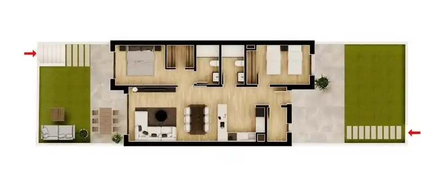 Apartament en venda en Monforte del Cid amb Aire condicionat, Calefacció i Jardí privat