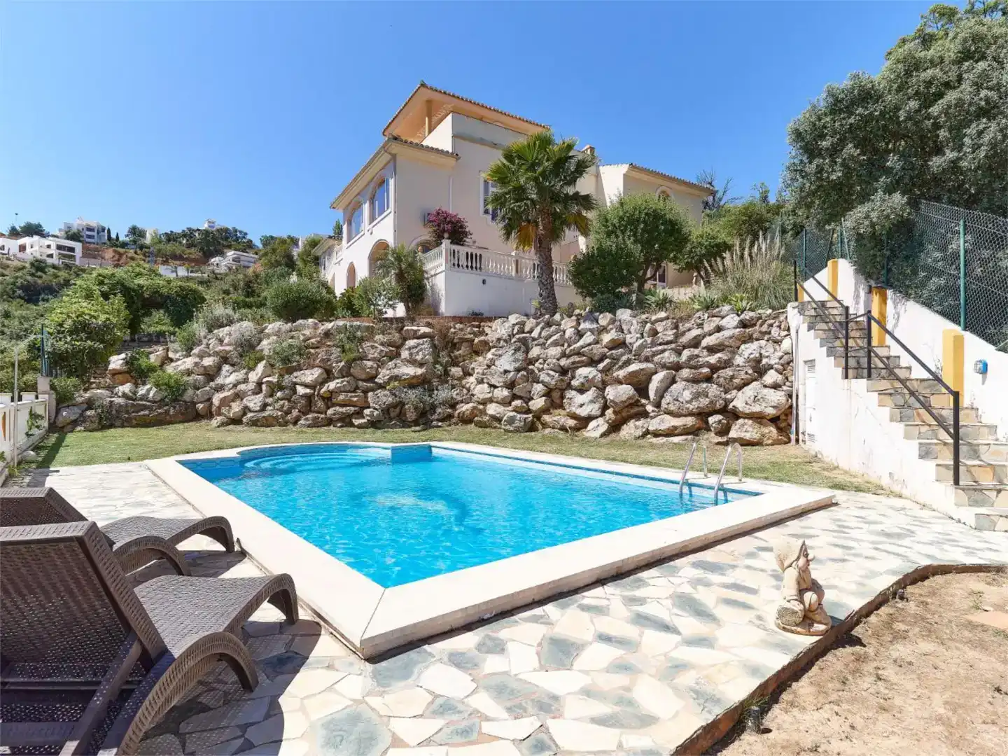 Piscina de Casa o xalet en venda en Ojén amb Aire condicionat, Piscina i Balcó