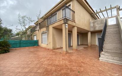 Exterior view of Single-family semi-detached for sale in  Murcia Capital  with Private garden, Terrace and Storage room