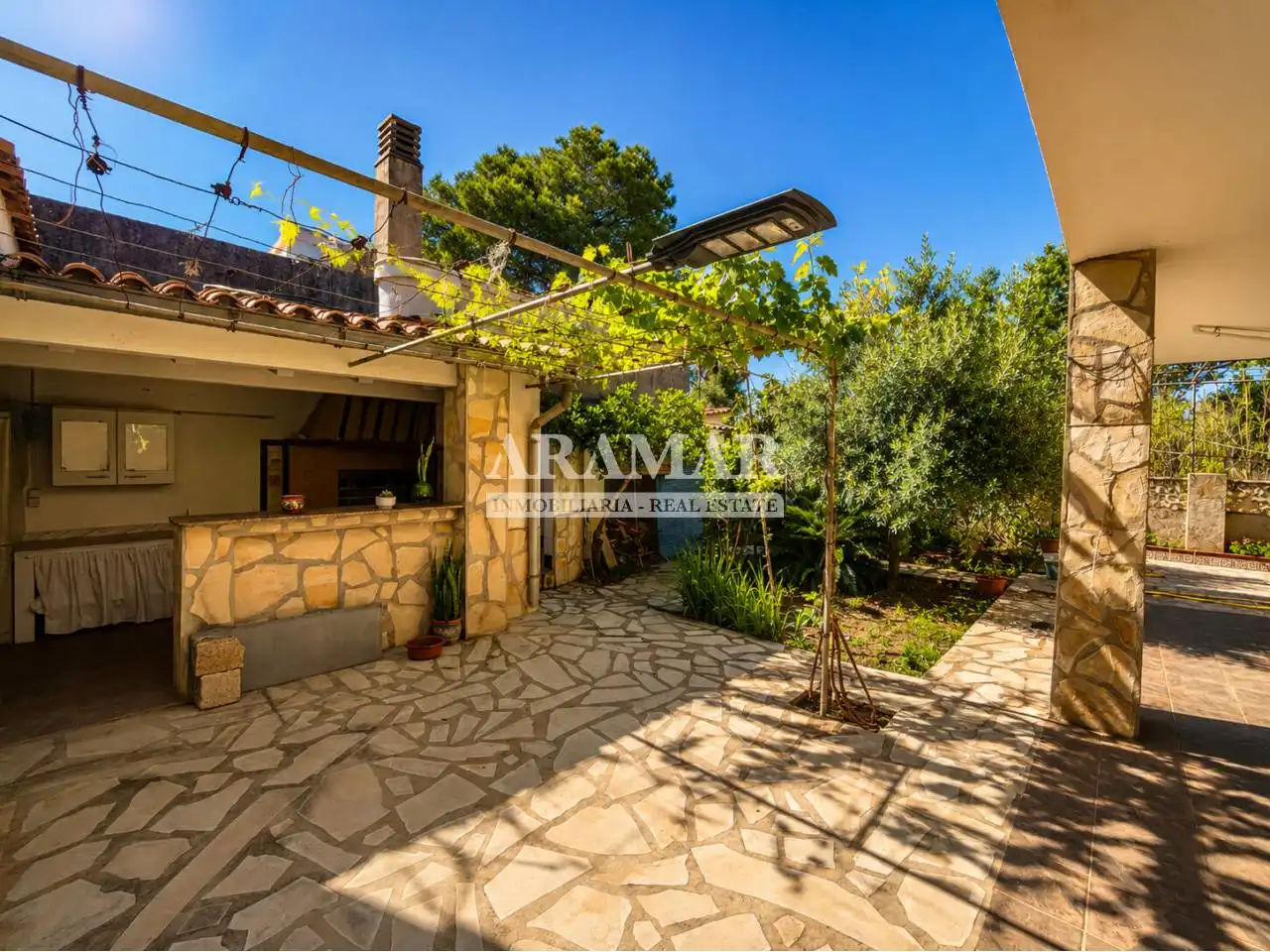 Jardín de Casa o chalet en venta en Oliva con Jardín privado