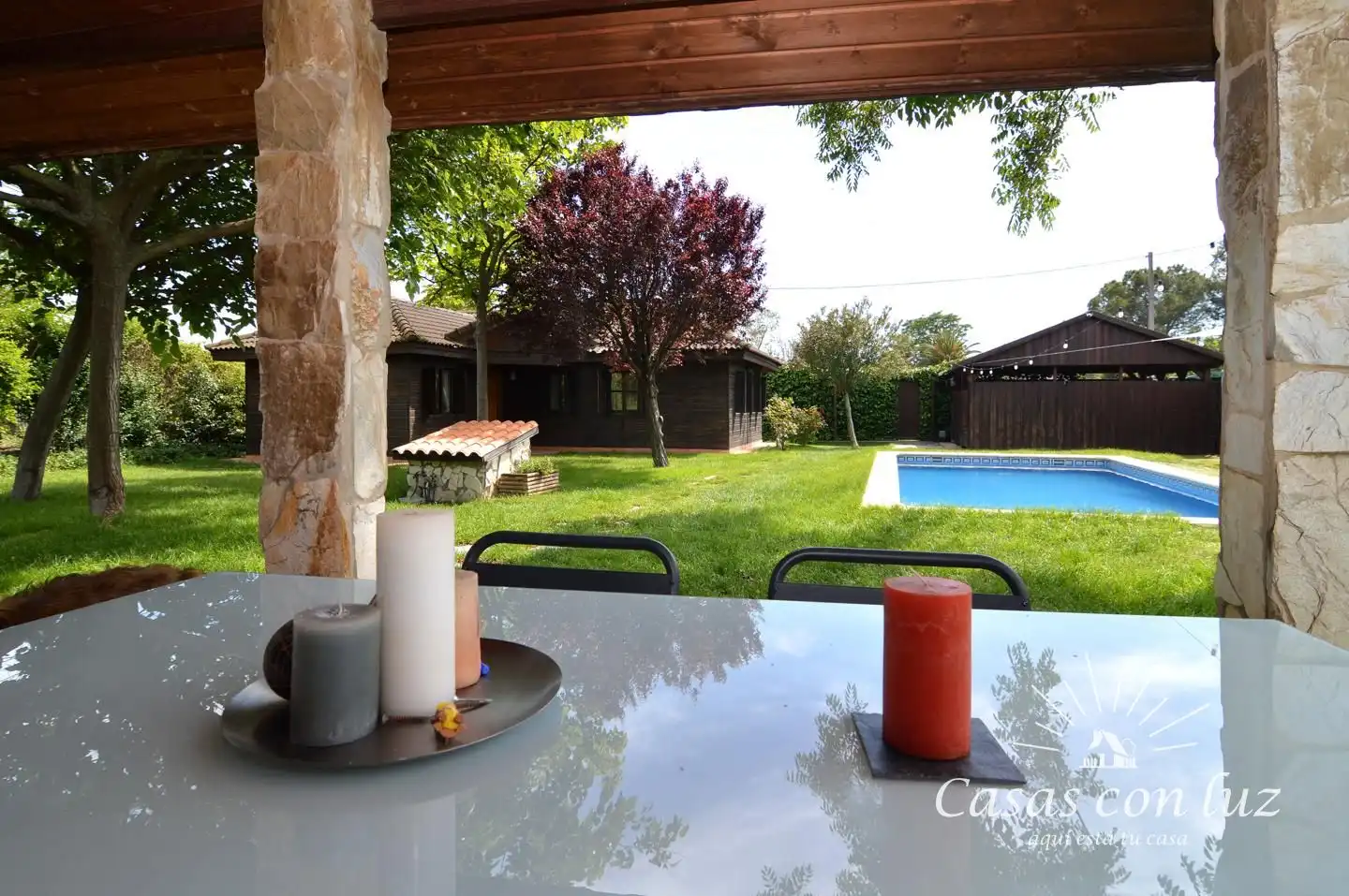 Terraza de Casa o chalet en venta en Zaragoza con Aire acondicionado, Calefacción y Jardín privado