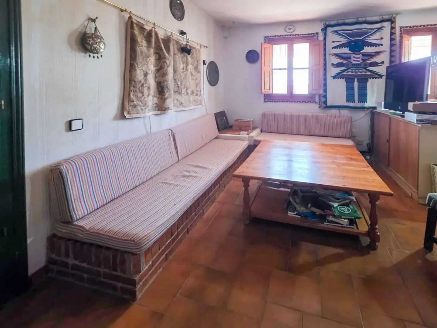 Living room of Flat for share in El Casar