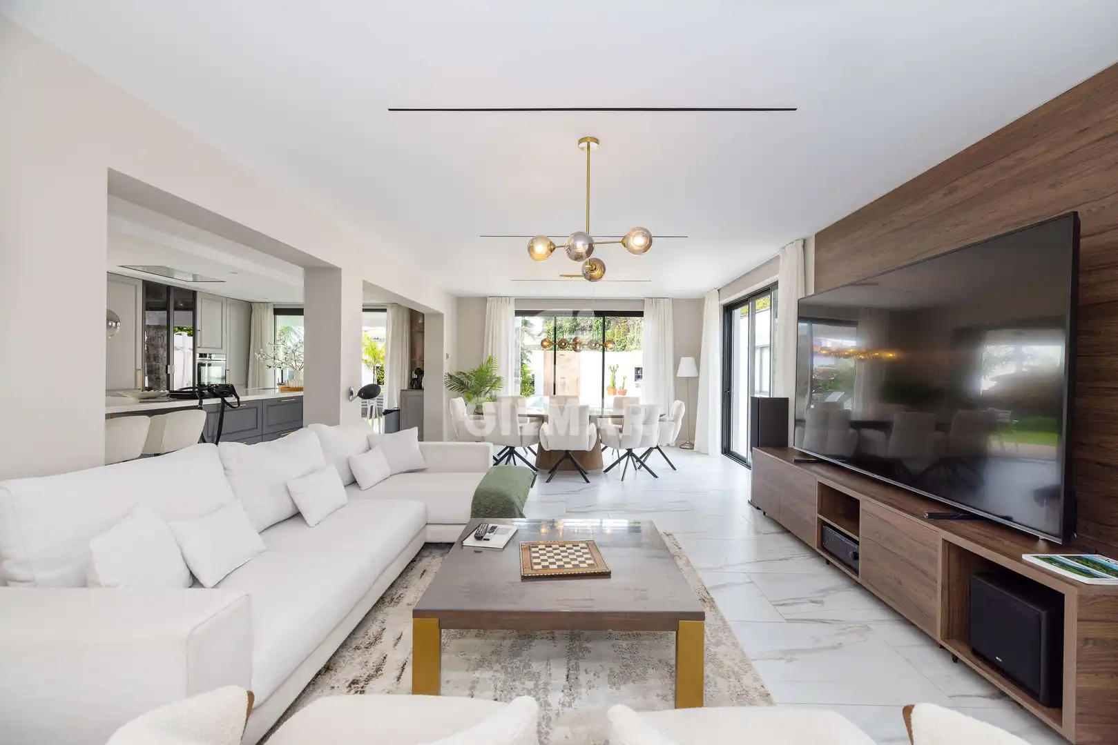 Living room of Houses for sale in Benalmádena  with Heating, Private garden and Swimming Pool