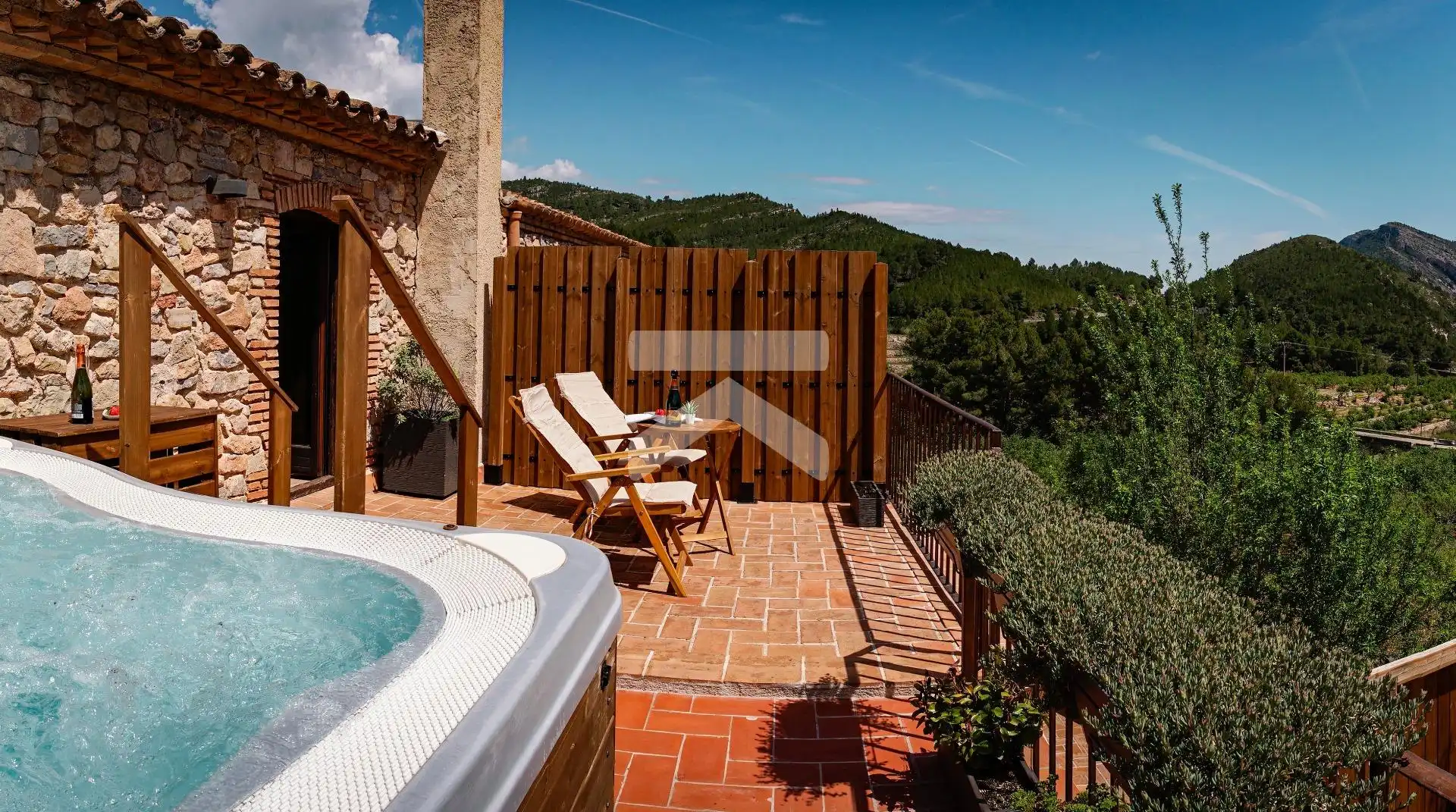 Terraza de Casa o chalet en venta en Colldejou con Aire acondicionado, Calefacción y Jardín privado