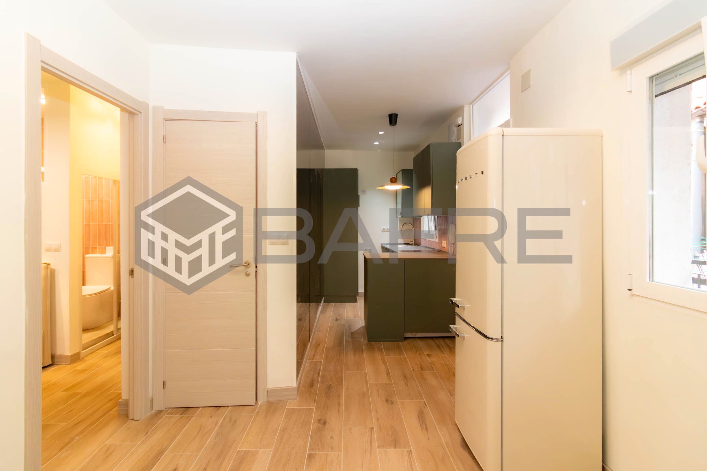 Kitchen of Flat for sale in  Madrid Capital  with Heating