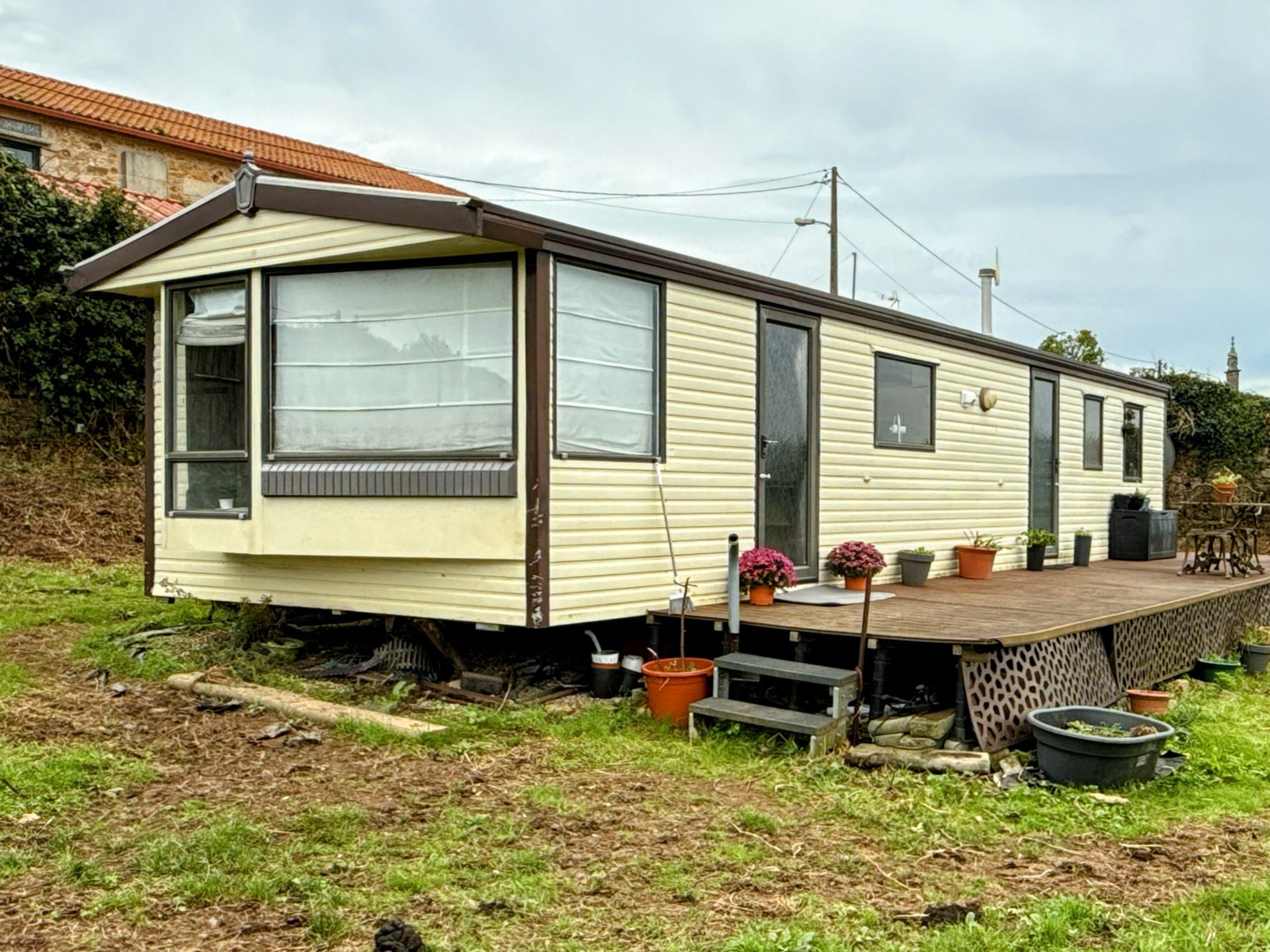 Vista exterior de Finca rústica en venta en Ponteceso con Calefacción y Amueblado