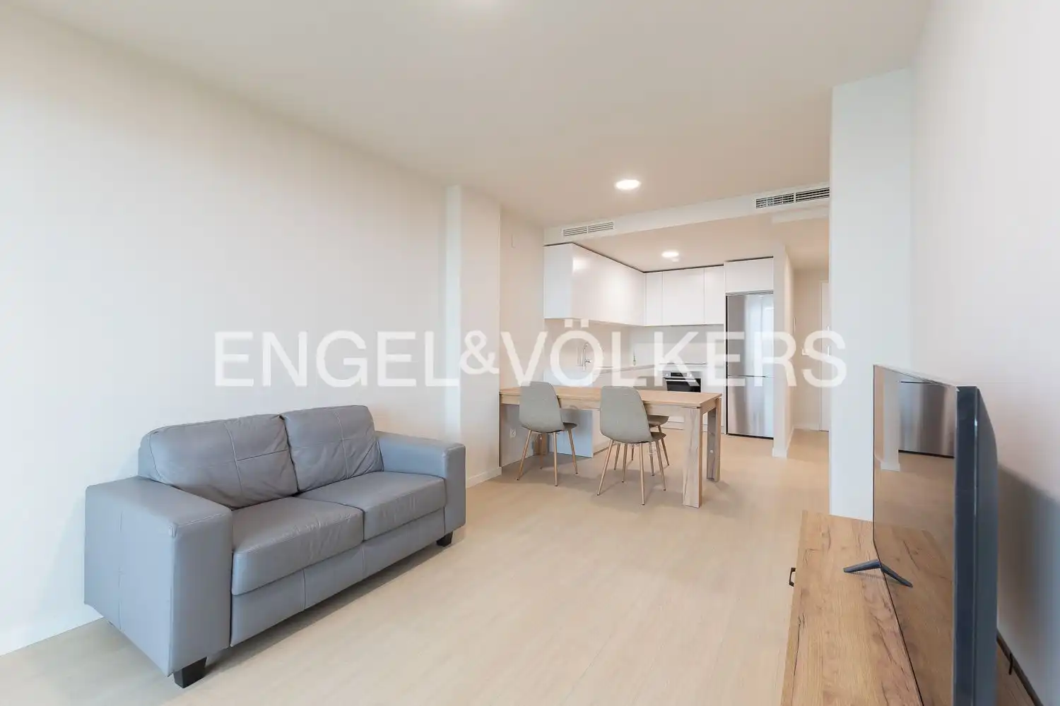 Wohnzimmer von Wohnung zur Miete in Valencia mit Klimaanlage, Heizung und Terrasse