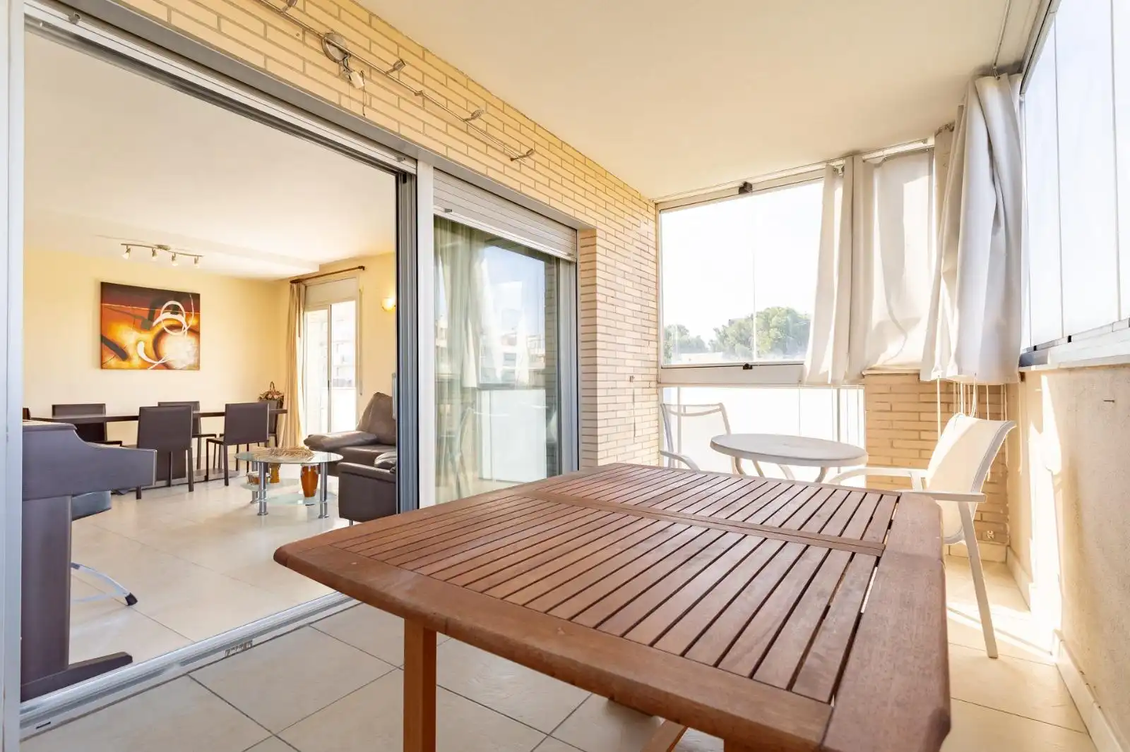Terrasse von Wohnung zum Verkauf in Salou mit Klimaanlage, Privatgarten und Terrasse
