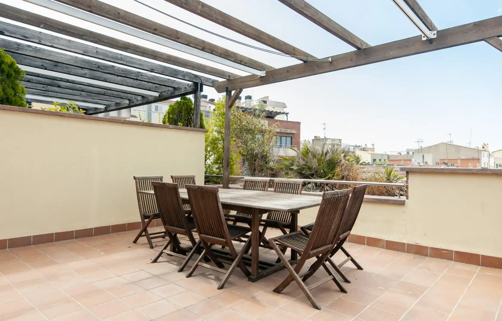 Terrassa de Dúplex en venda en Vilafranca del Penedès amb Aire condicionat, Calefacció i Jardí privat