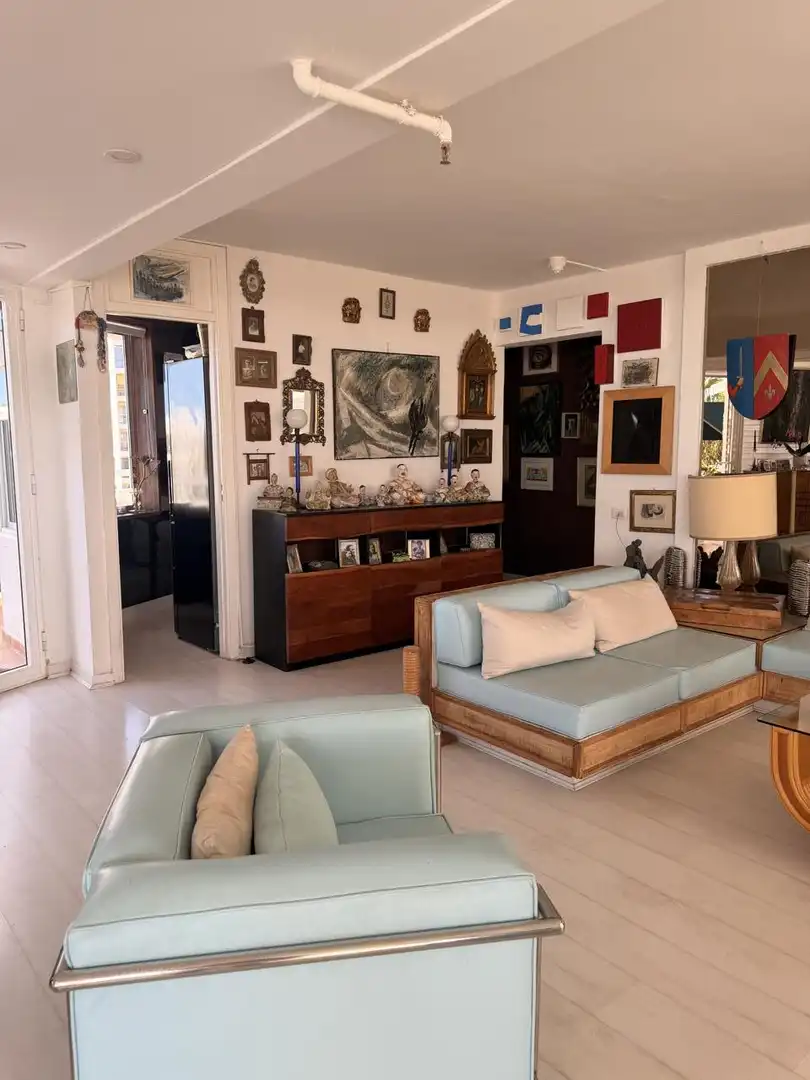 Living room of Flat for sale in Adeje  with Air Conditioner, Terrace and Furnished