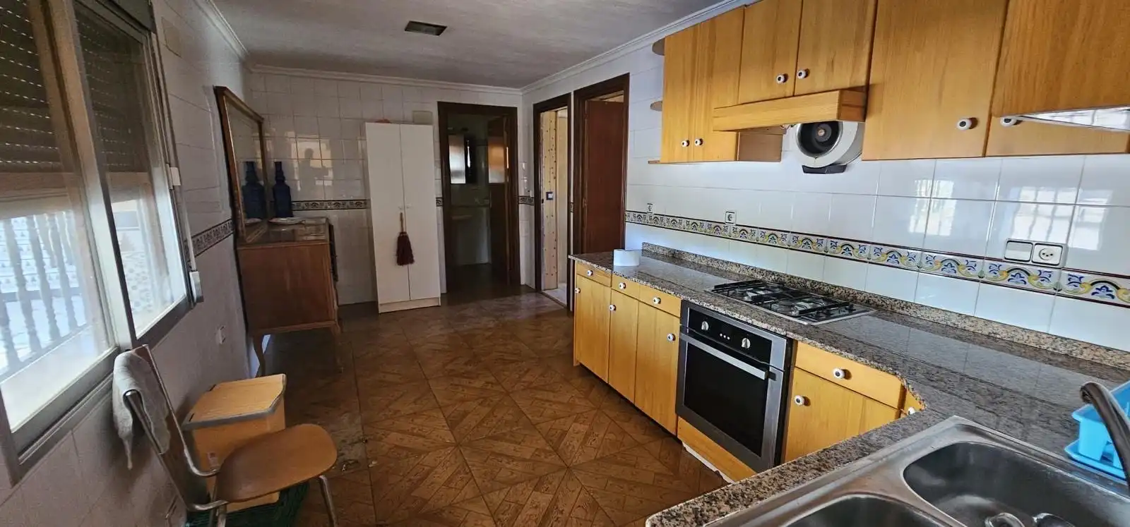 Cocina de Casa o chalet en venta en Algueña con Aire acondicionado, Calefacción y Jardín privado