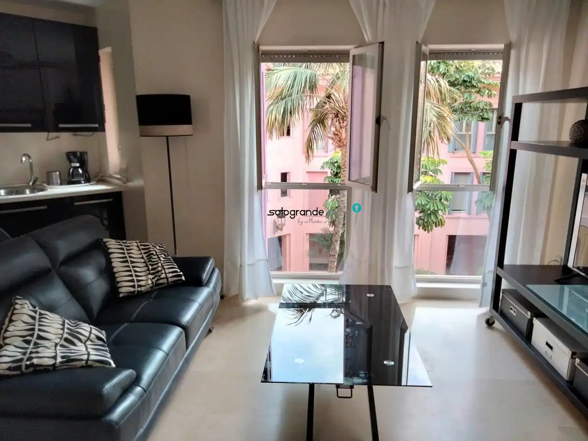 Living room of Apartments for sale in Sotogrande  with Air Conditioner, Heating and Furnished