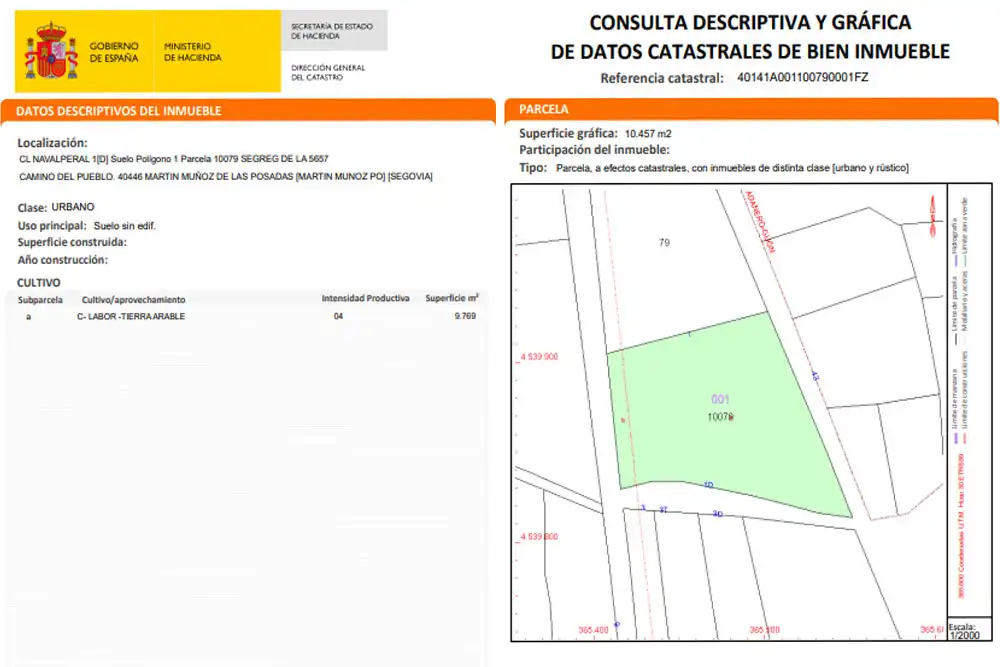 Residential land for sale in Calle Navalperal, imagen 3
