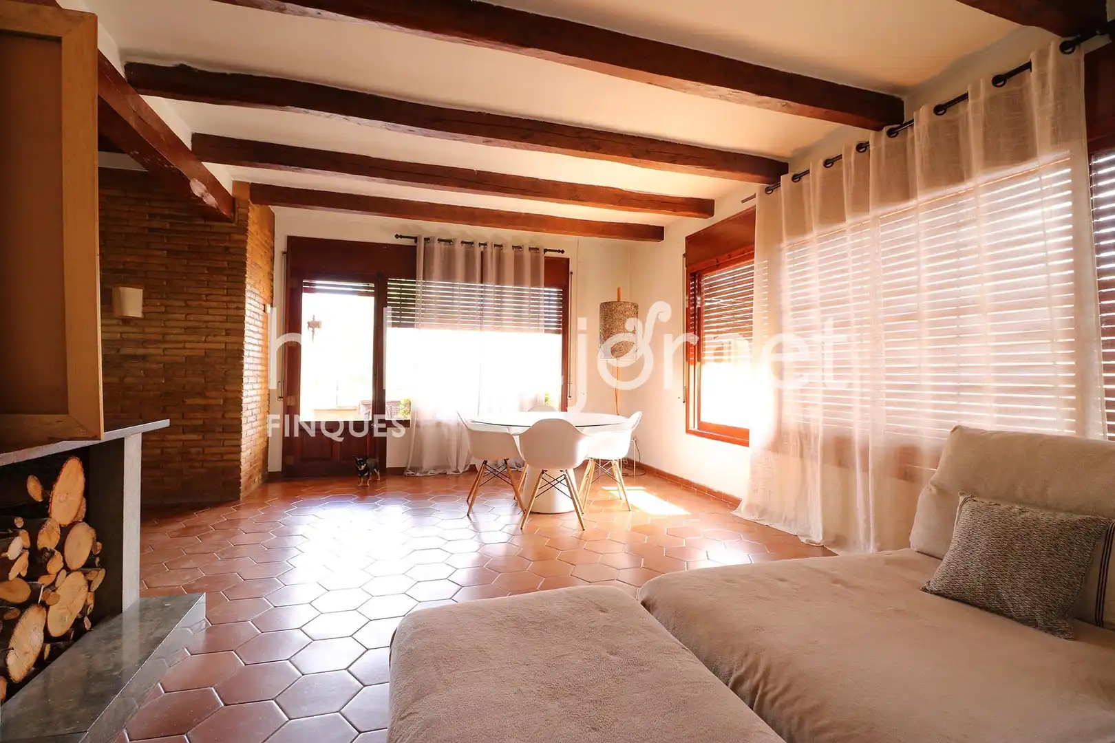 Sala de estar de Casa adosada en venta en Sant Feliu de Guíxols con Amueblado