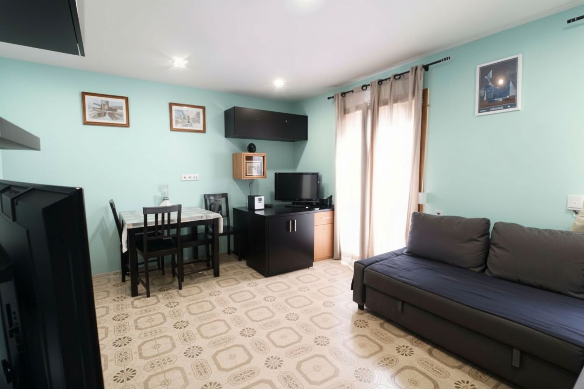 Sala d'estar de Pis en venda en  Barcelona Capital amb Balcó