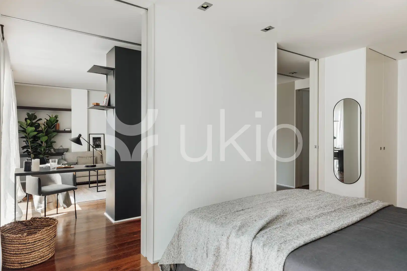 Bedroom of Apartments for rent in Barcelona  with Air Conditioner, Heating and Furnished