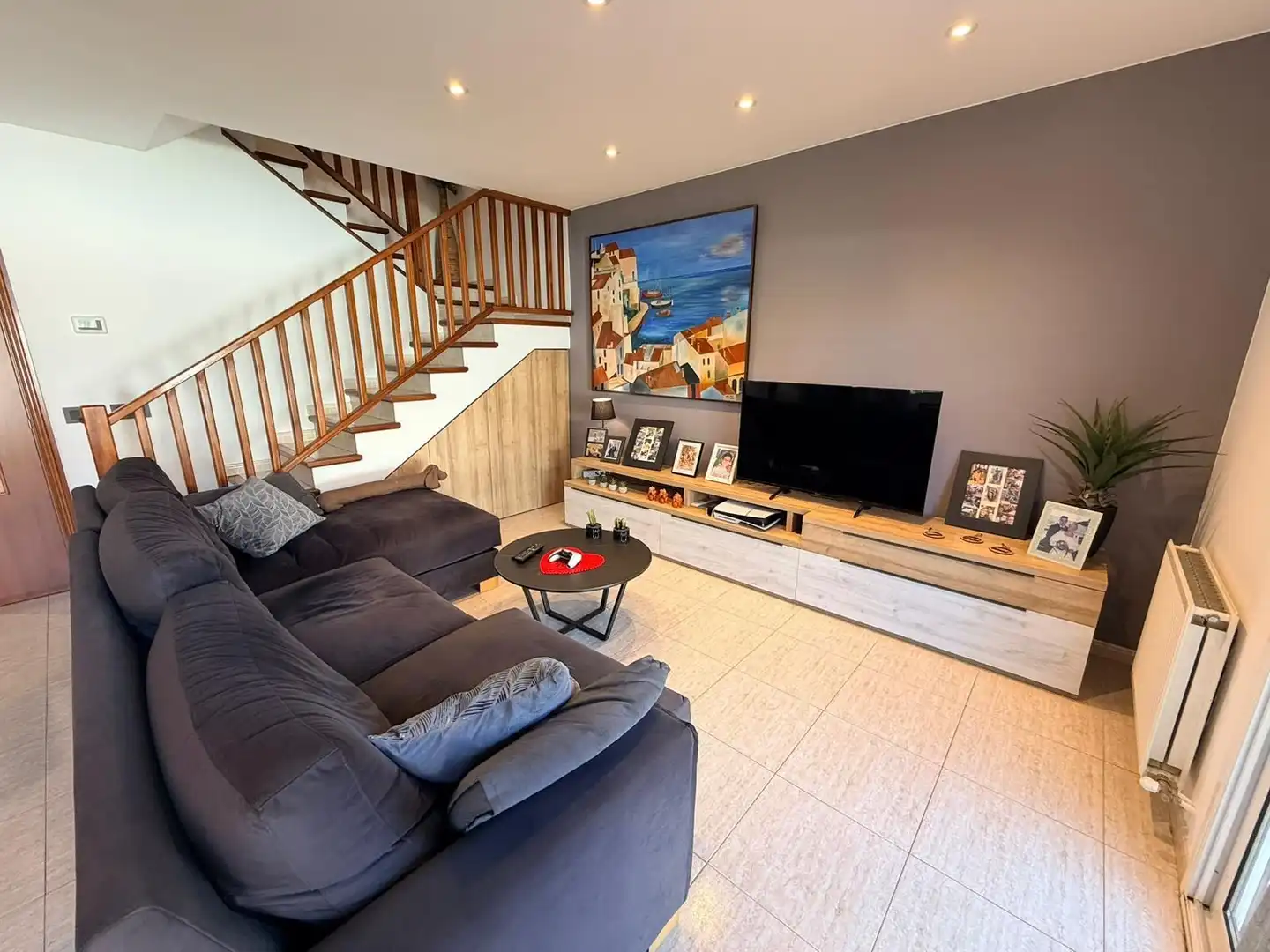 Living room of Houses for sale in El Far d'Empordà  with Air Conditioner, Heating and Private garden