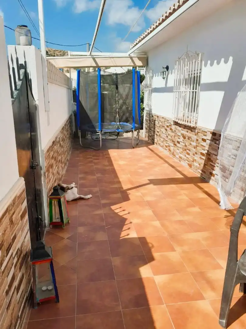 Terraza de Finca rústica en venta en Marbella con Aire acondicionado, Jardín privado y Trastero