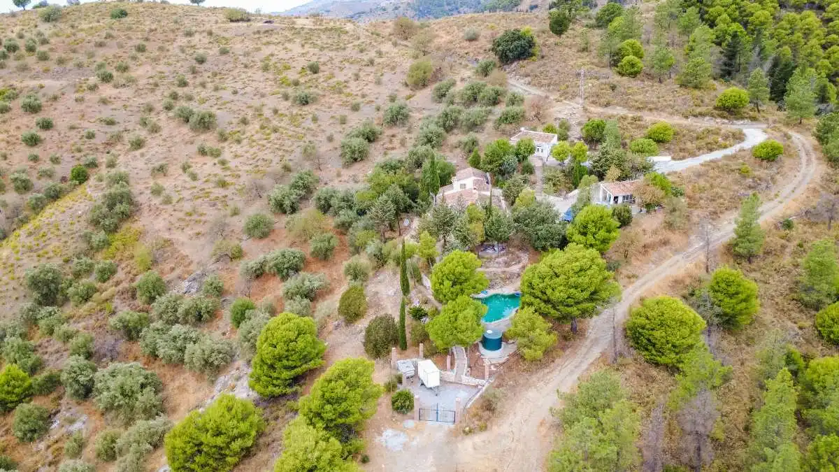 Exterior view of Houses for sale in Canillas de Albaida  with Air Conditioner, Private garden and Terrace