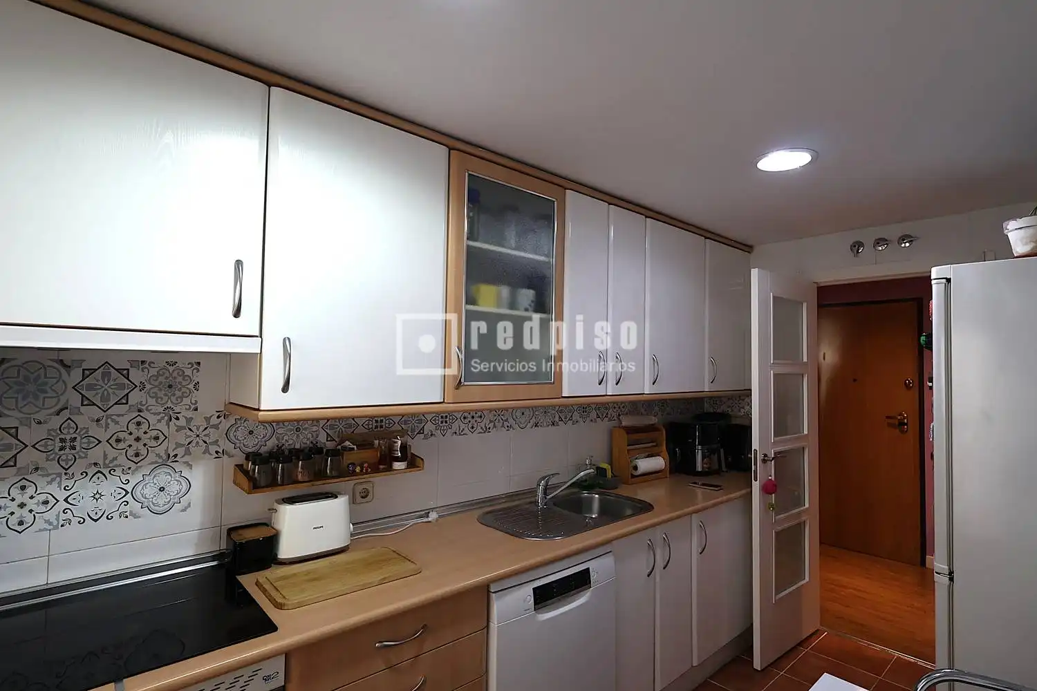 Kitchen of Flat for sale in Madrid  with Air Conditioner, Heating and Private garden