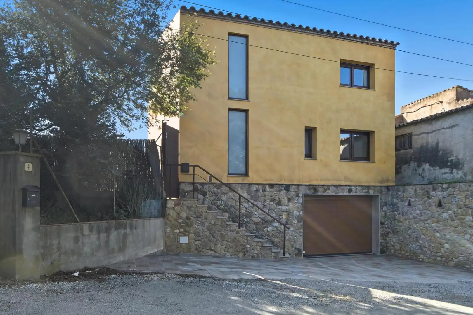 Exterior view of Country homes for sale in Garrigàs  with Private garden, Terrace and Swimming Pool