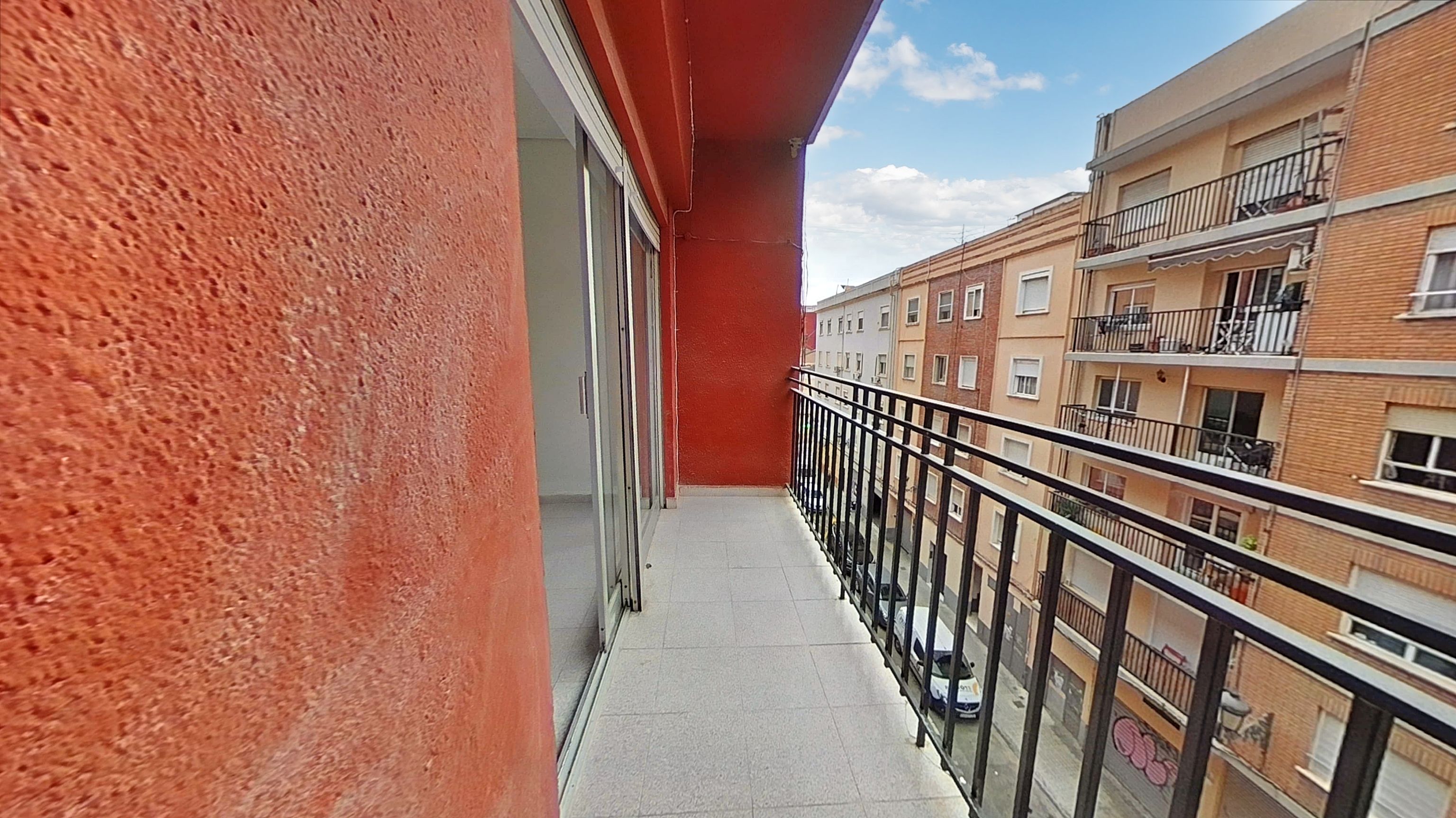 Balcony of Flat to rent in  Valencia Capital  with Oven and Pets allowed
