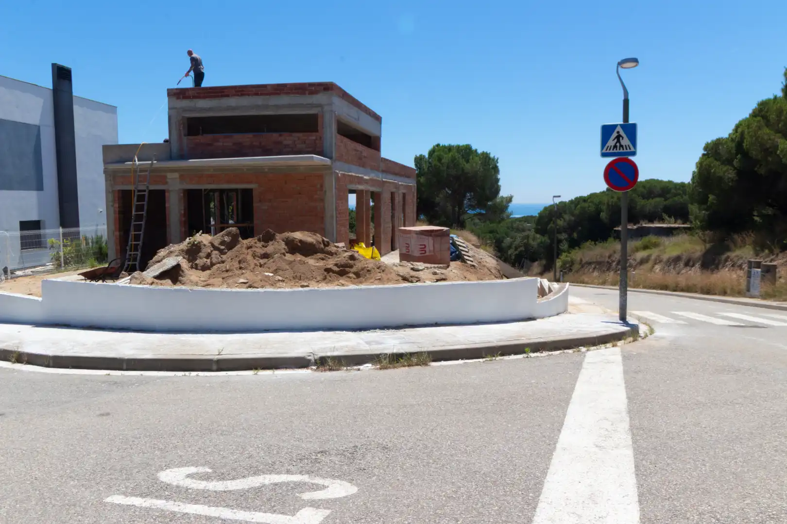 Vista exterior de Casa o xalet en venda en Sant Pol de Mar amb Terrassa