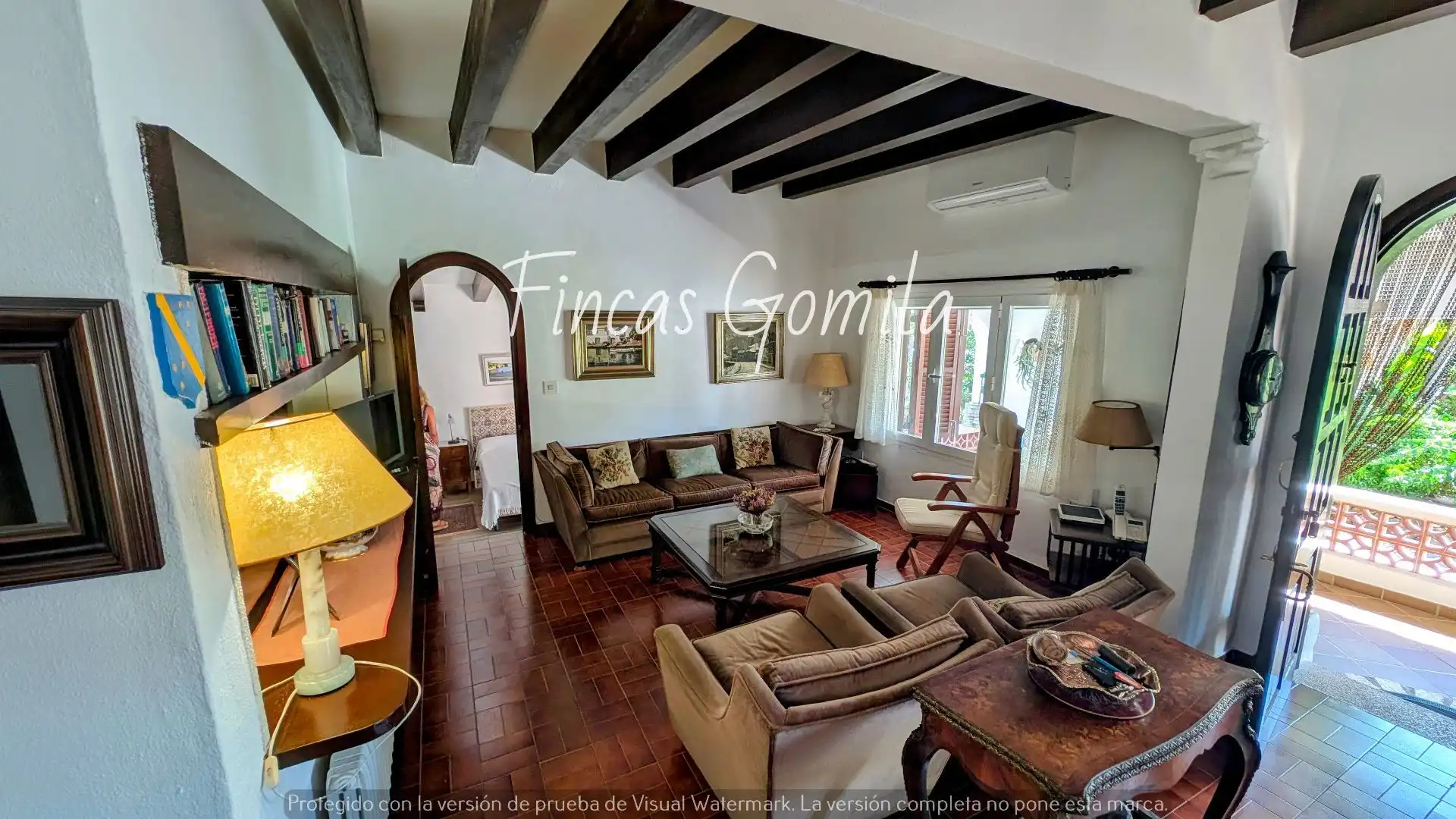 Sala de estar de Casa o chalet en venta en Sant Lluís con Aire acondicionado, Calefacción y Jardín privado