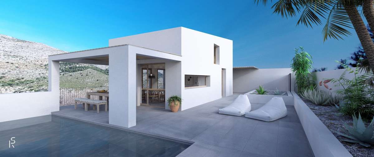 Terrace of House or chalet for sale in La Vall de Laguar