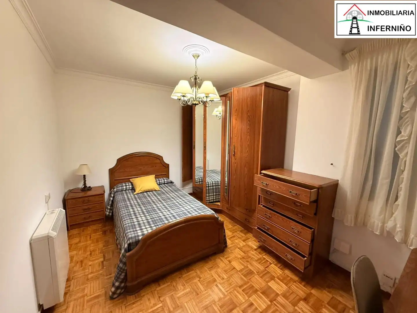 Bedroom of Flat for rent in Ferrol  with Terrace