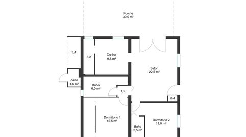 Foto 4 de Casa o chalet en venta en Es Garrovers, Marratxí