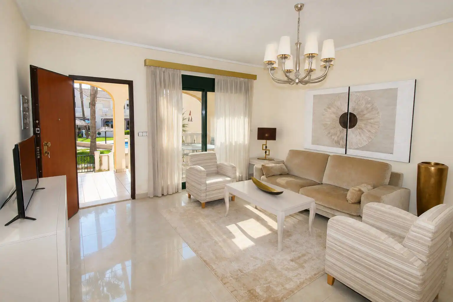 Living room of Houses for sale in Rojales  with Air Conditioner, Private garden and Terrace