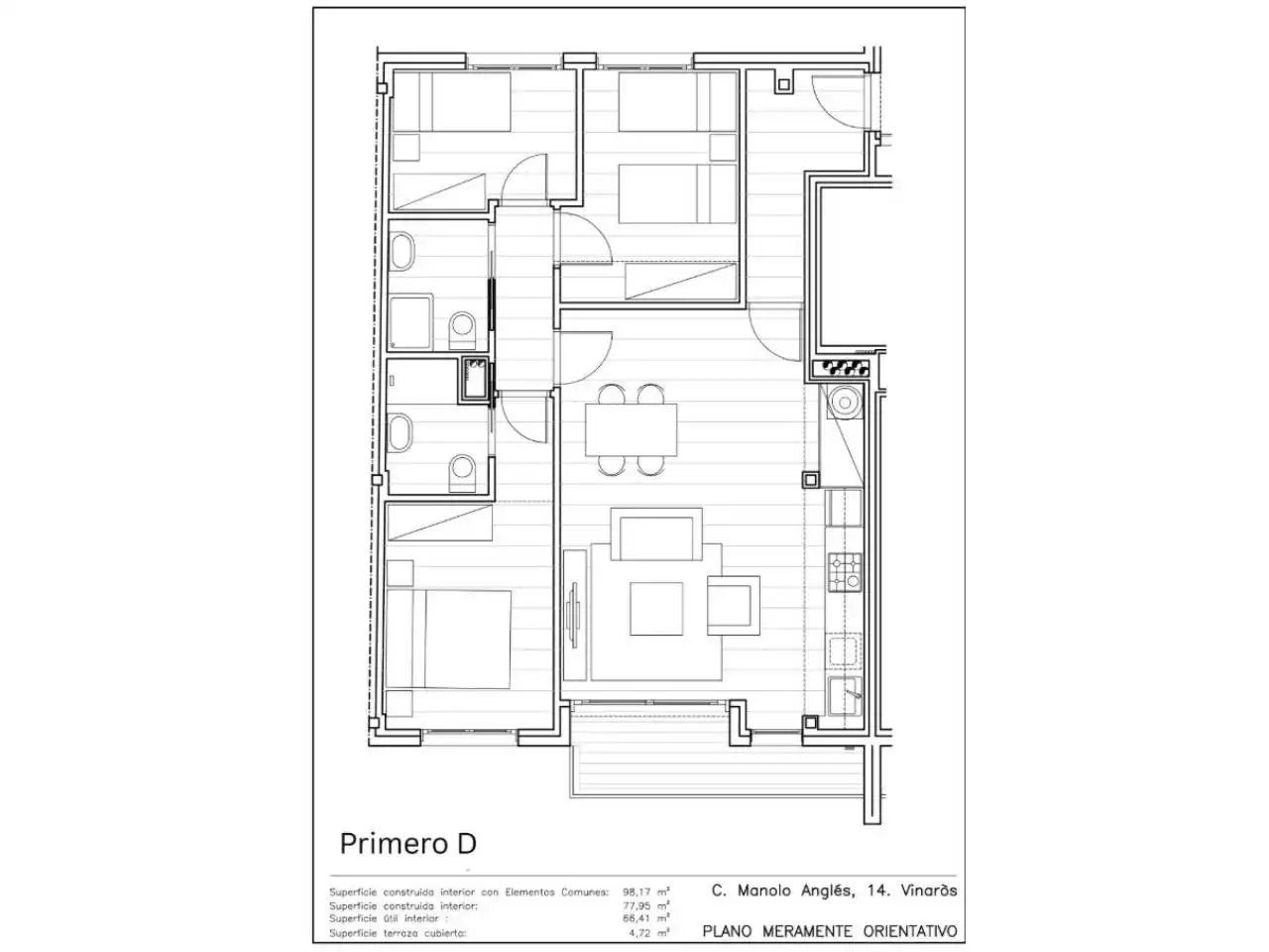 Appartamento con terrazza in vendita a Calle MANOLO ANGLES, imagen 33
